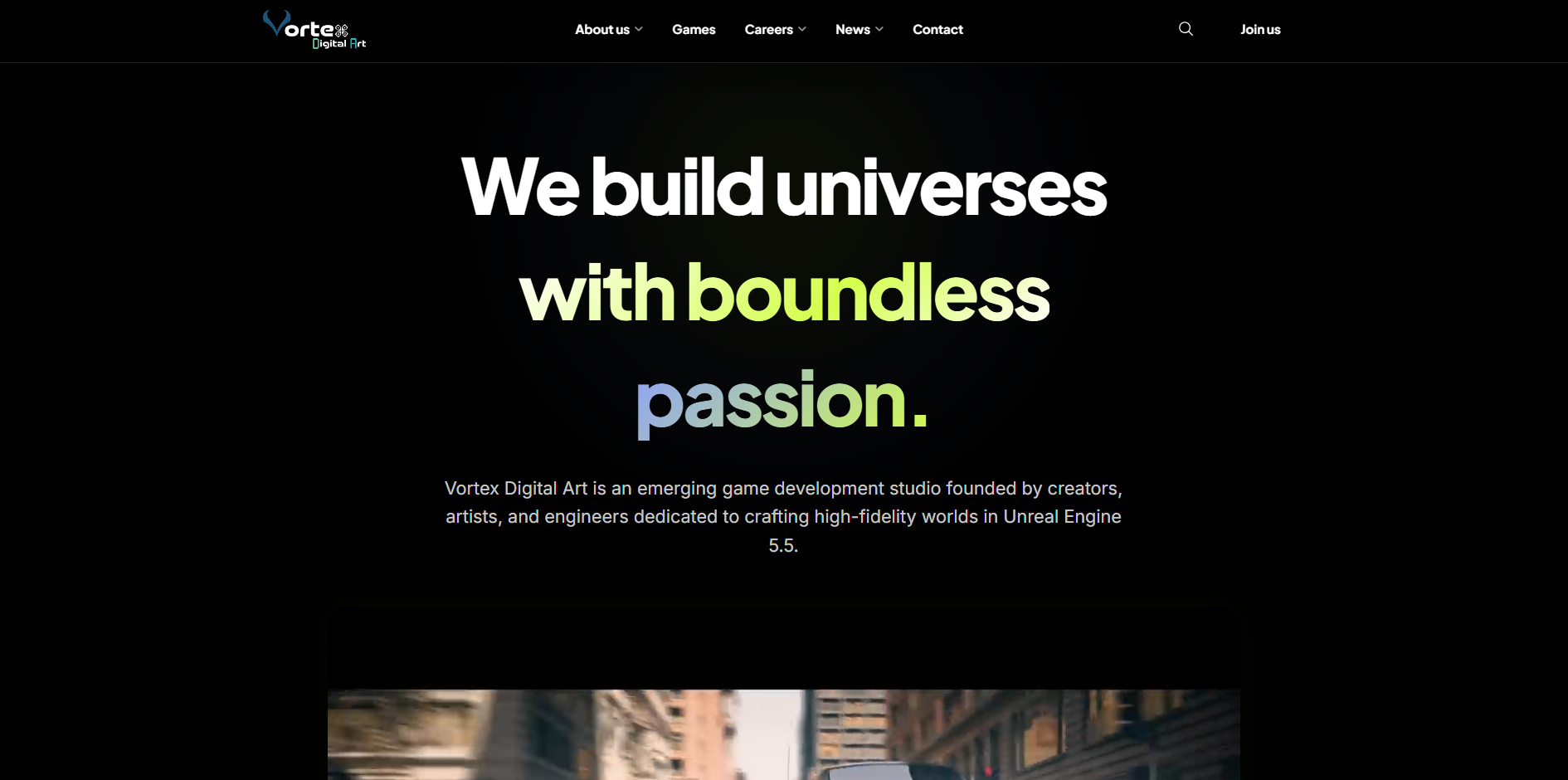 Vortex Digital Art game studio project image